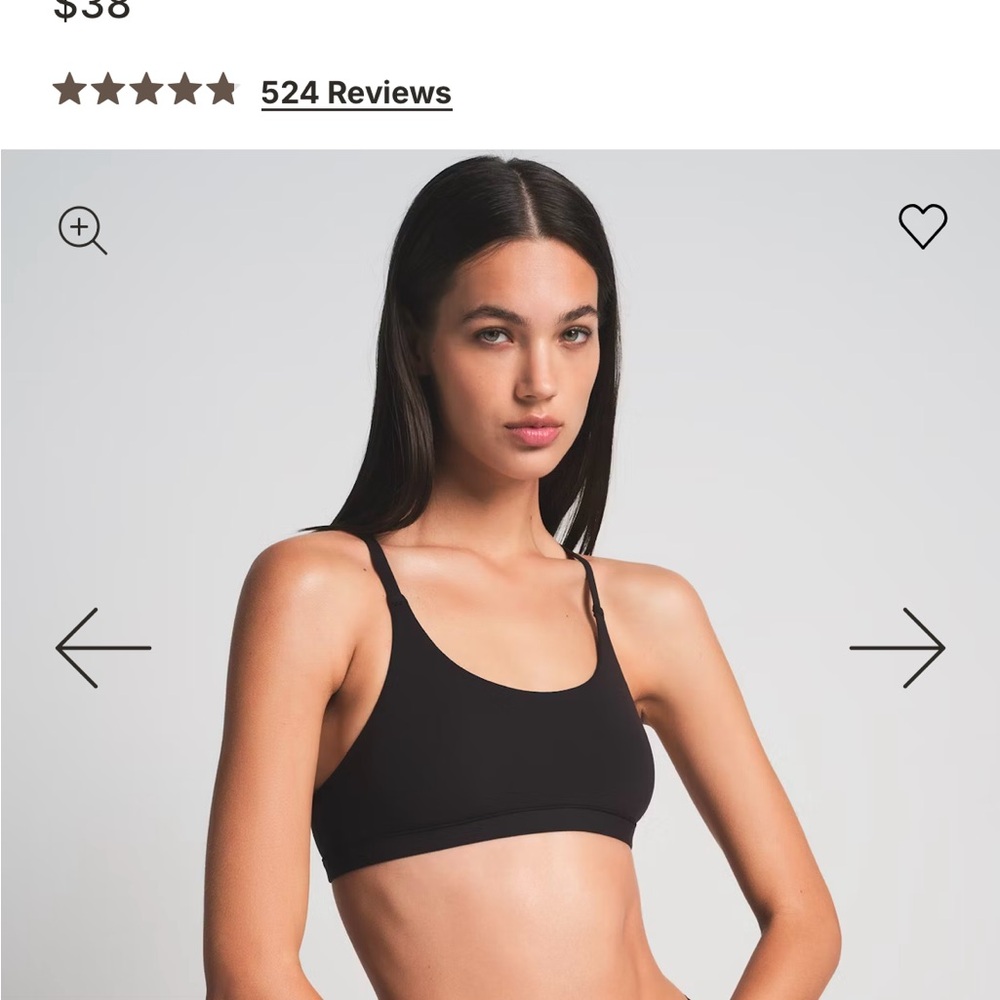 SKIMS Racerback Scoop Bralette Bra